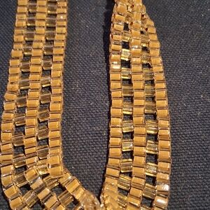 Elegant Gold Beaded Necklace